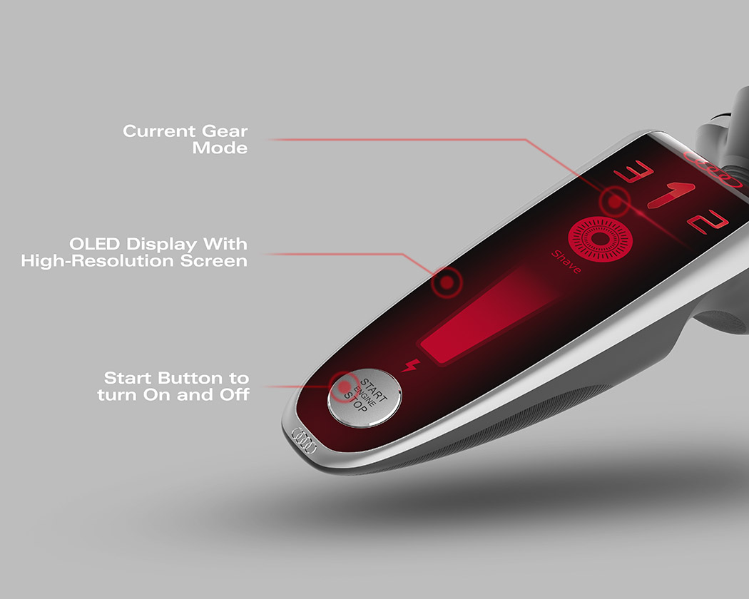 audi，audi，razor，product design，