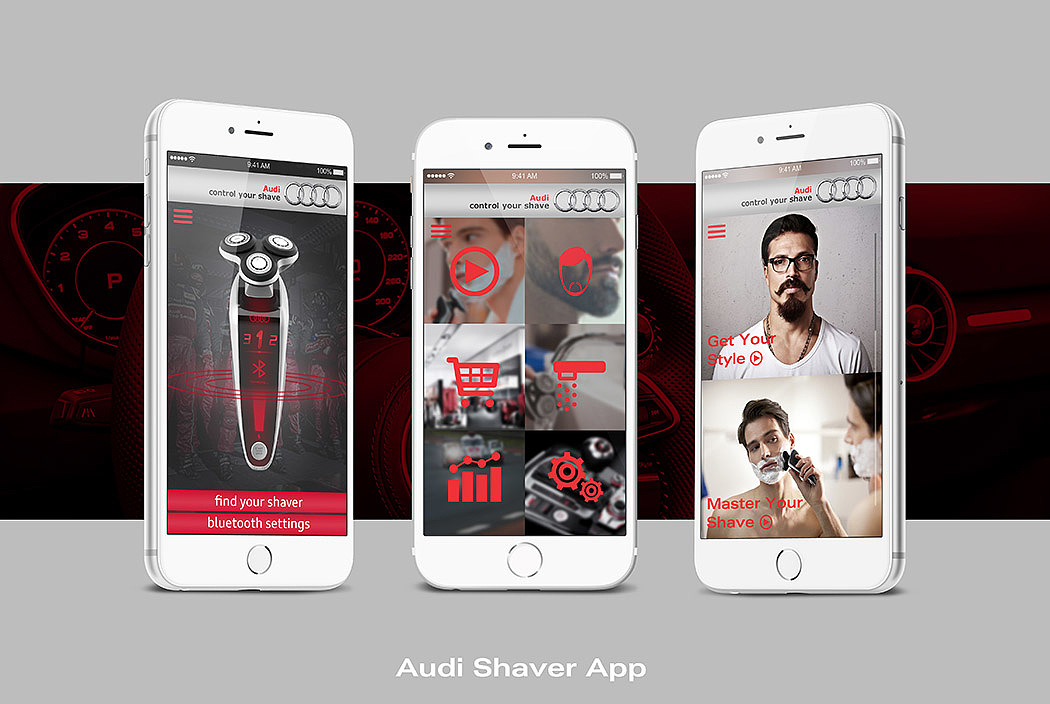 audi，audi，razor，product design，