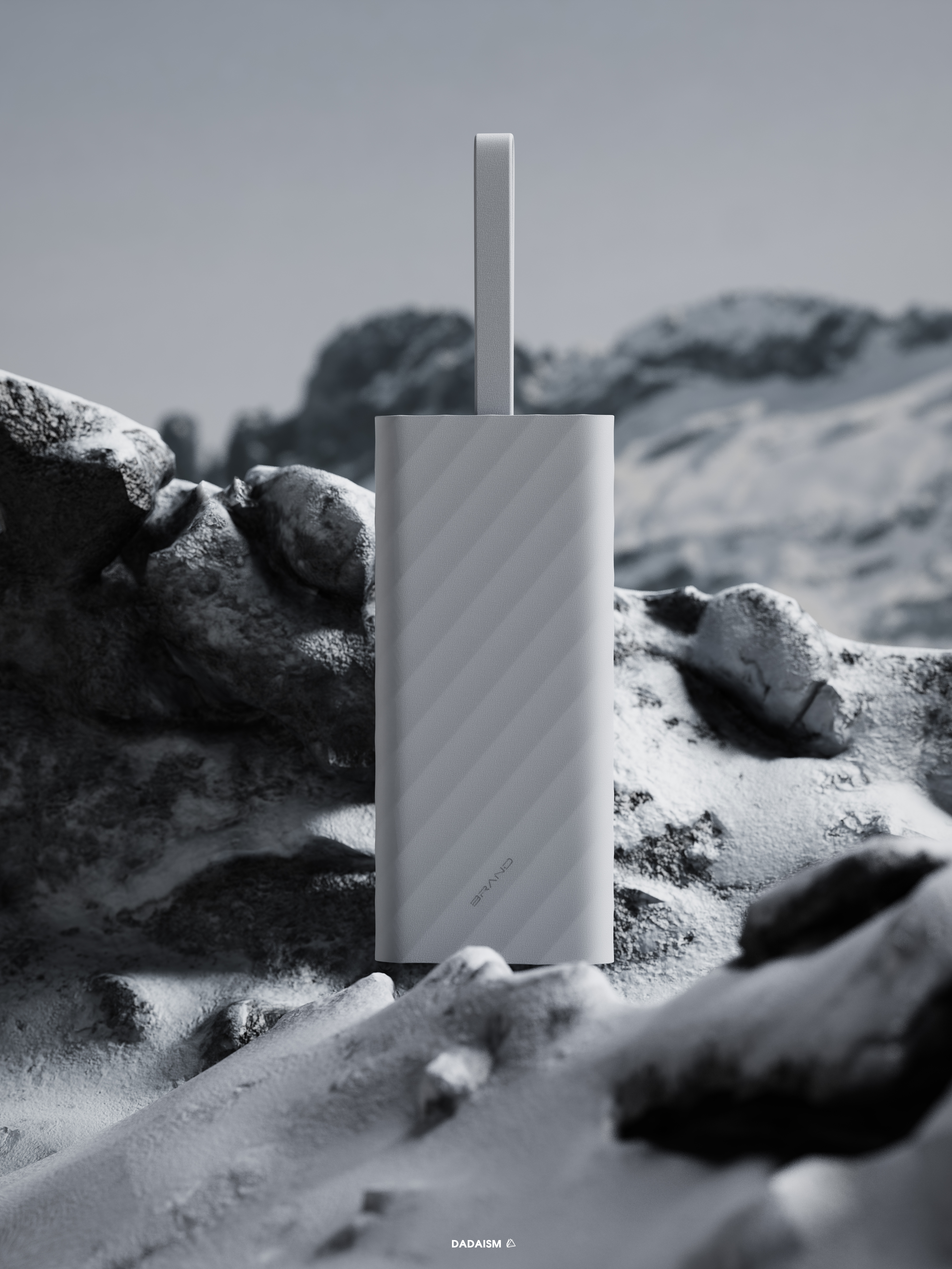 industrial design，product design，Appearance design，Mobile power bank，Wireless charging treasure，Scene rendering，