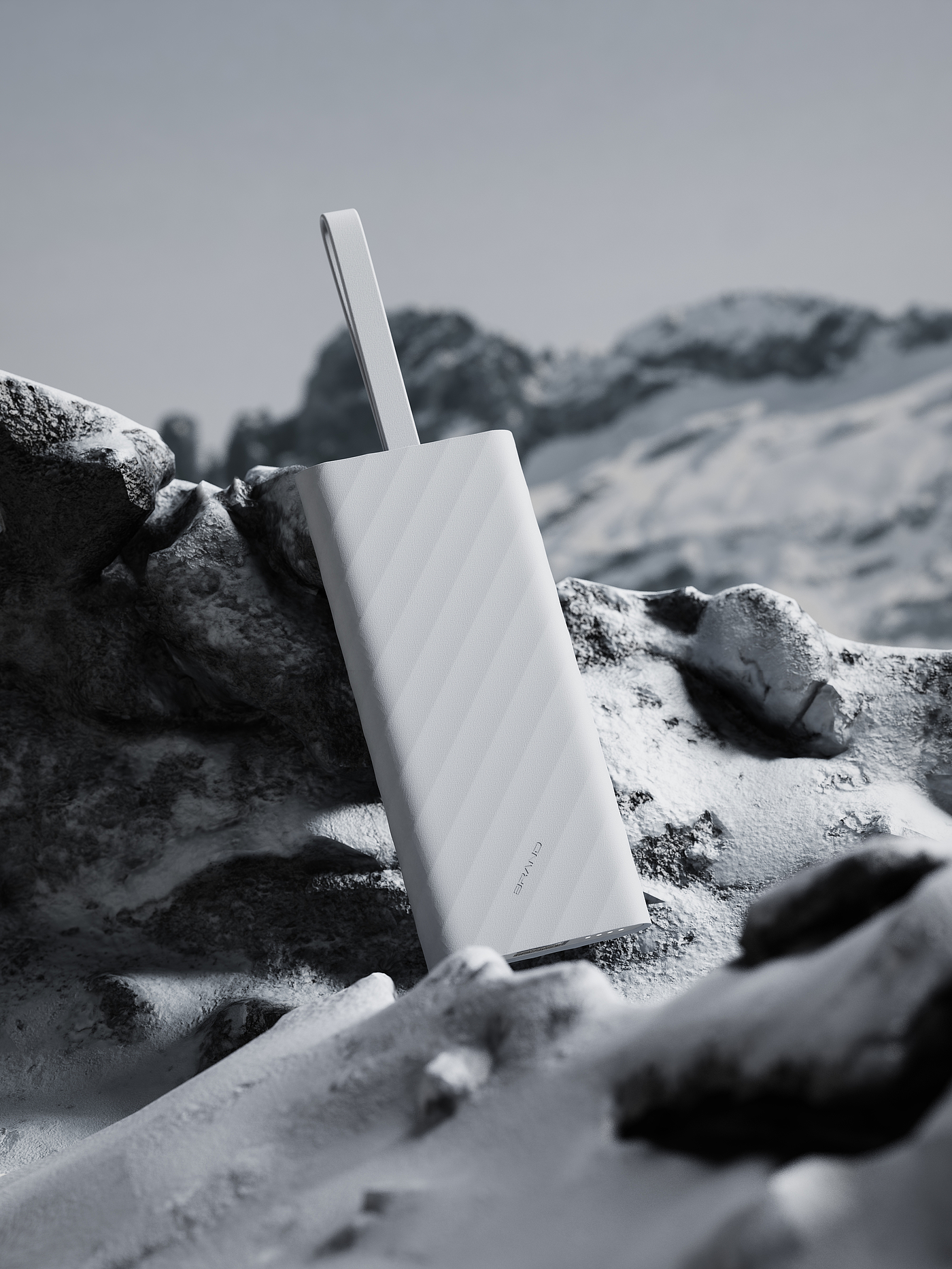industrial design，product design，Appearance design，Mobile power bank，Wireless charging treasure，Scene rendering，