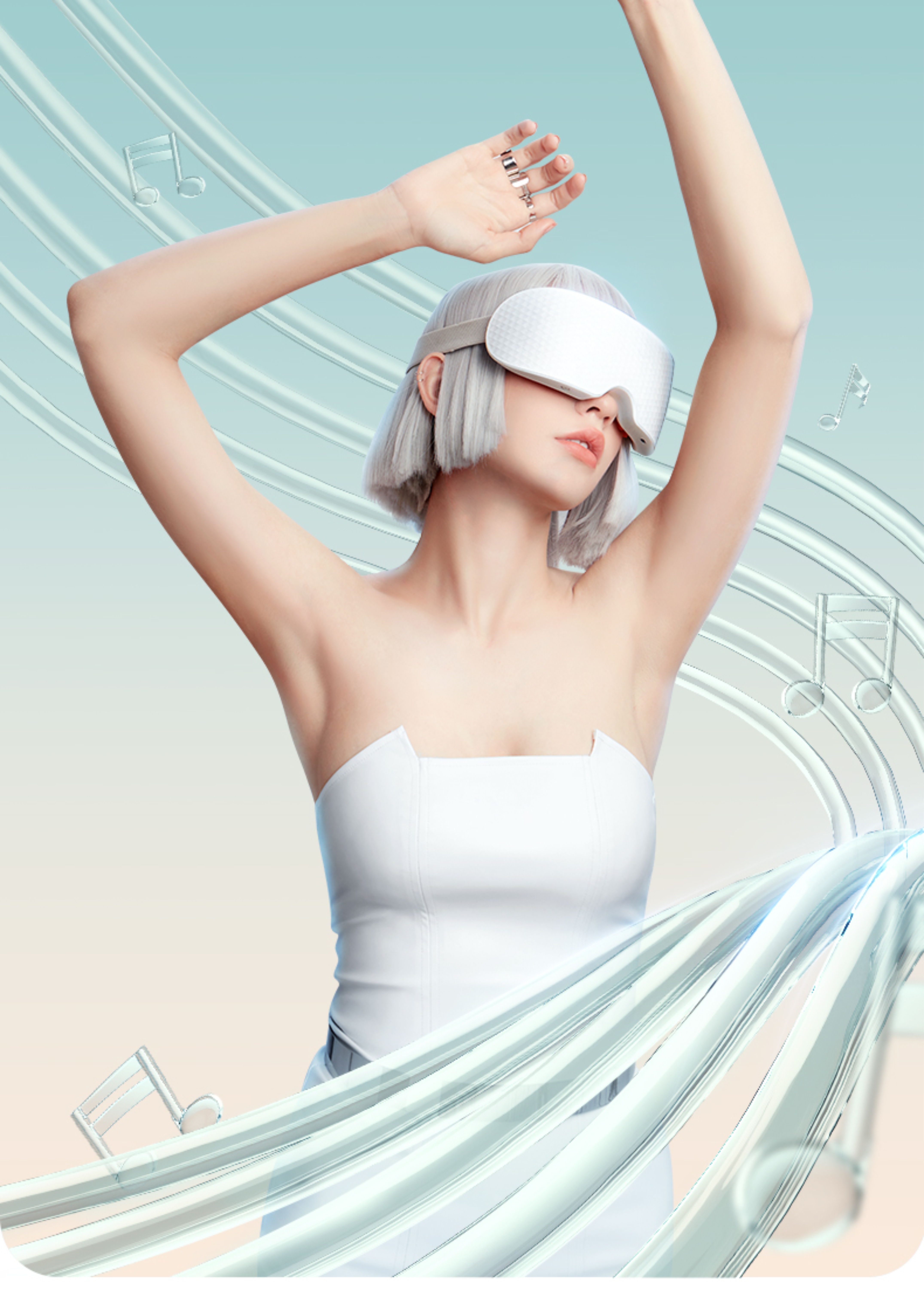 Eye massage instrument，