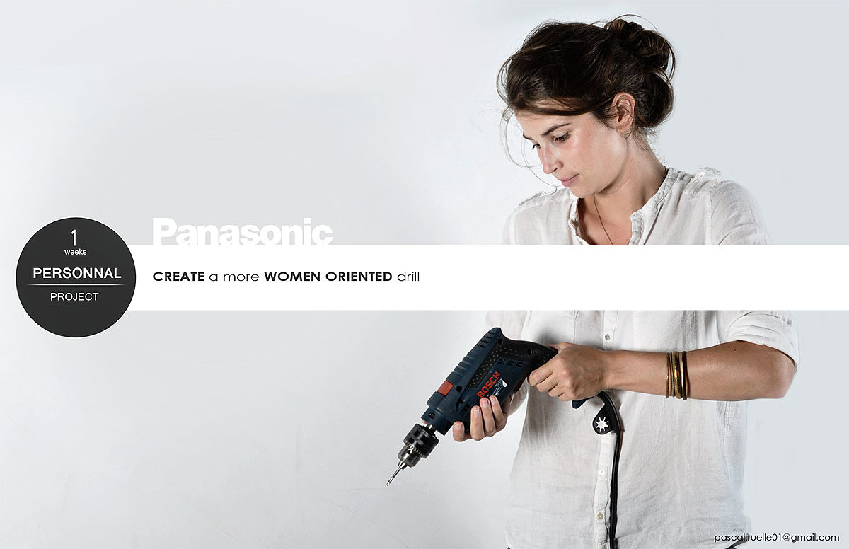 industrial design，Electric tool，hold，Electric drill，Panasonic，