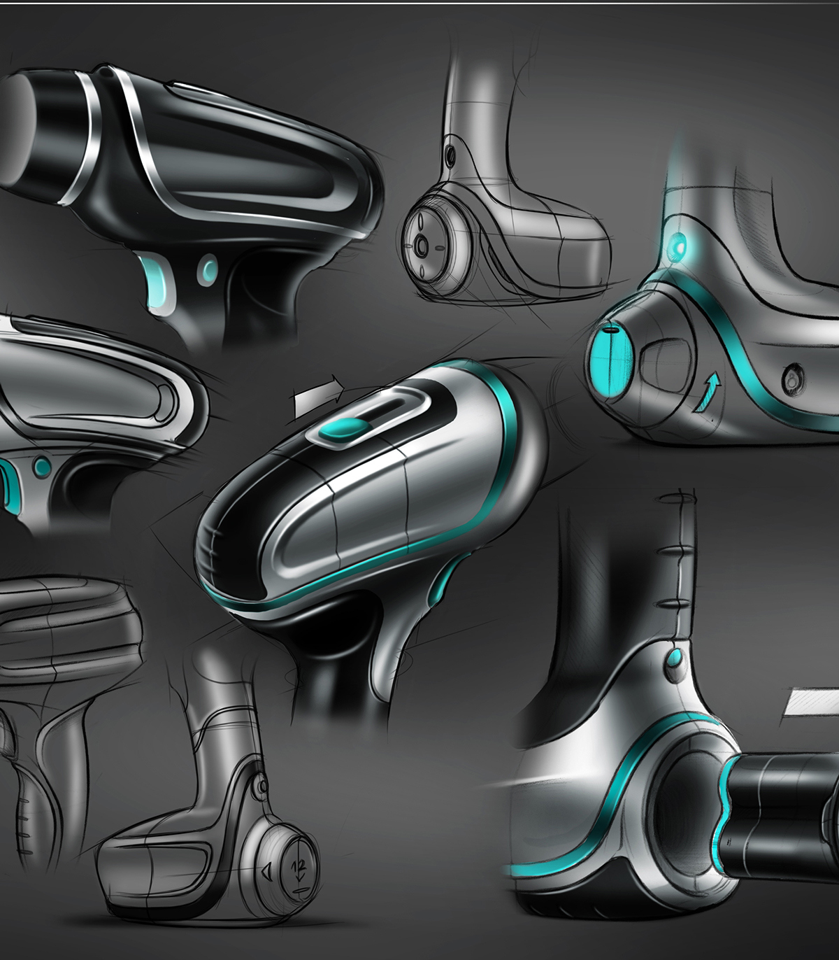 industrial design，Electric tool，hold，Electric drill，Panasonic，