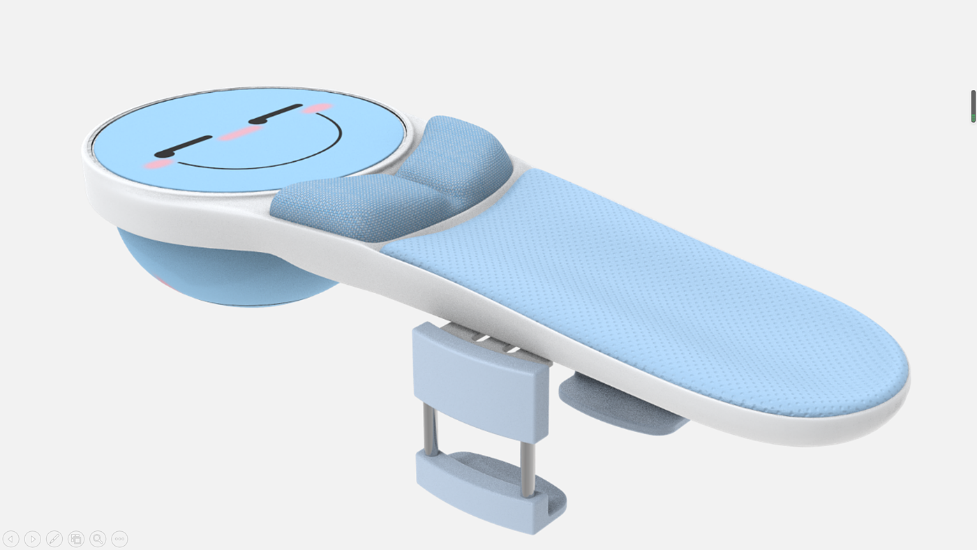 办公，解压，产品设计，工业设计，可爱，鼠标垫，扶手，臂垫，
