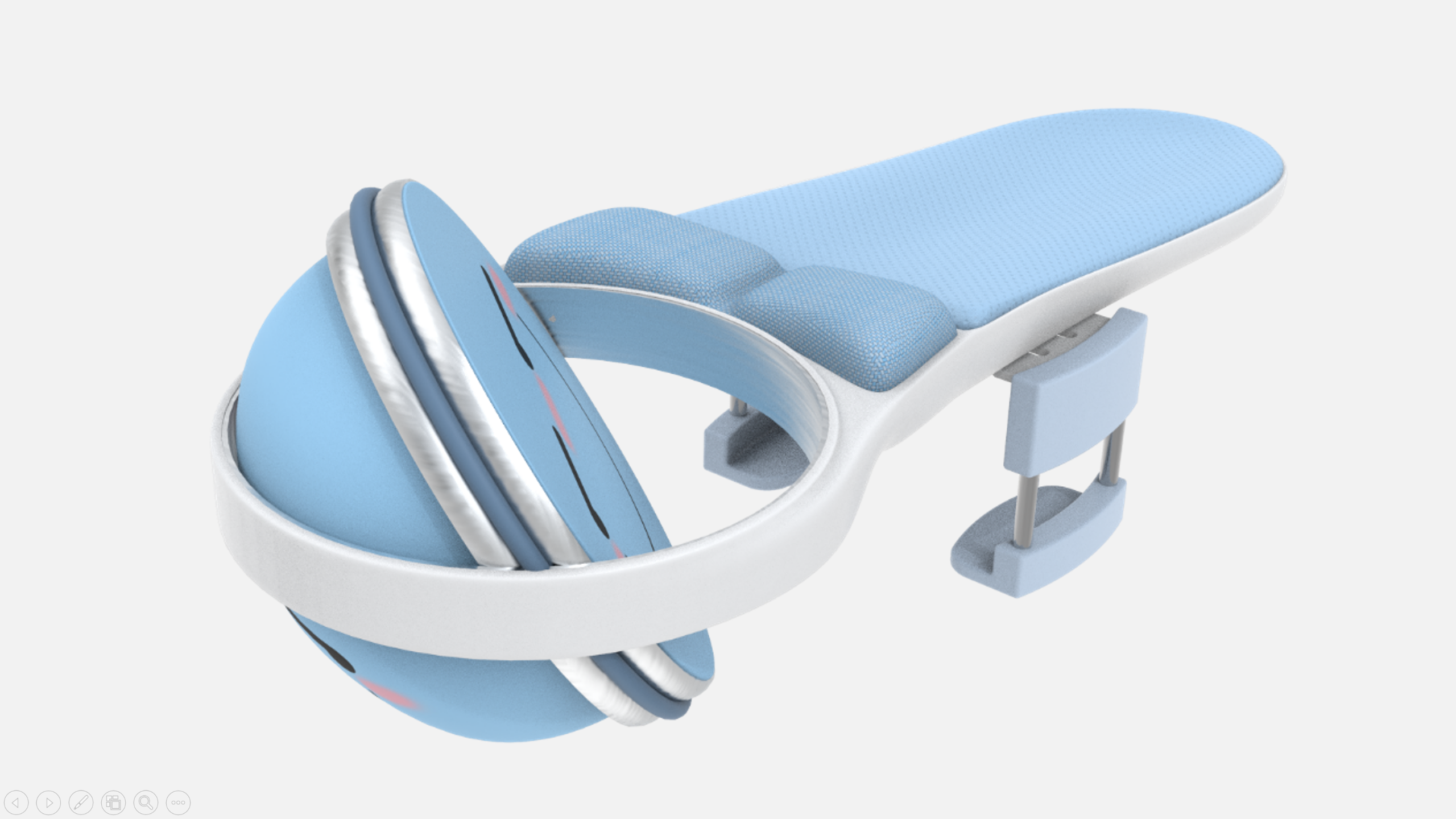 to work in an office，decompression，product design，industrial design，lovely，Mouse pad，Handrail，Arm pad，