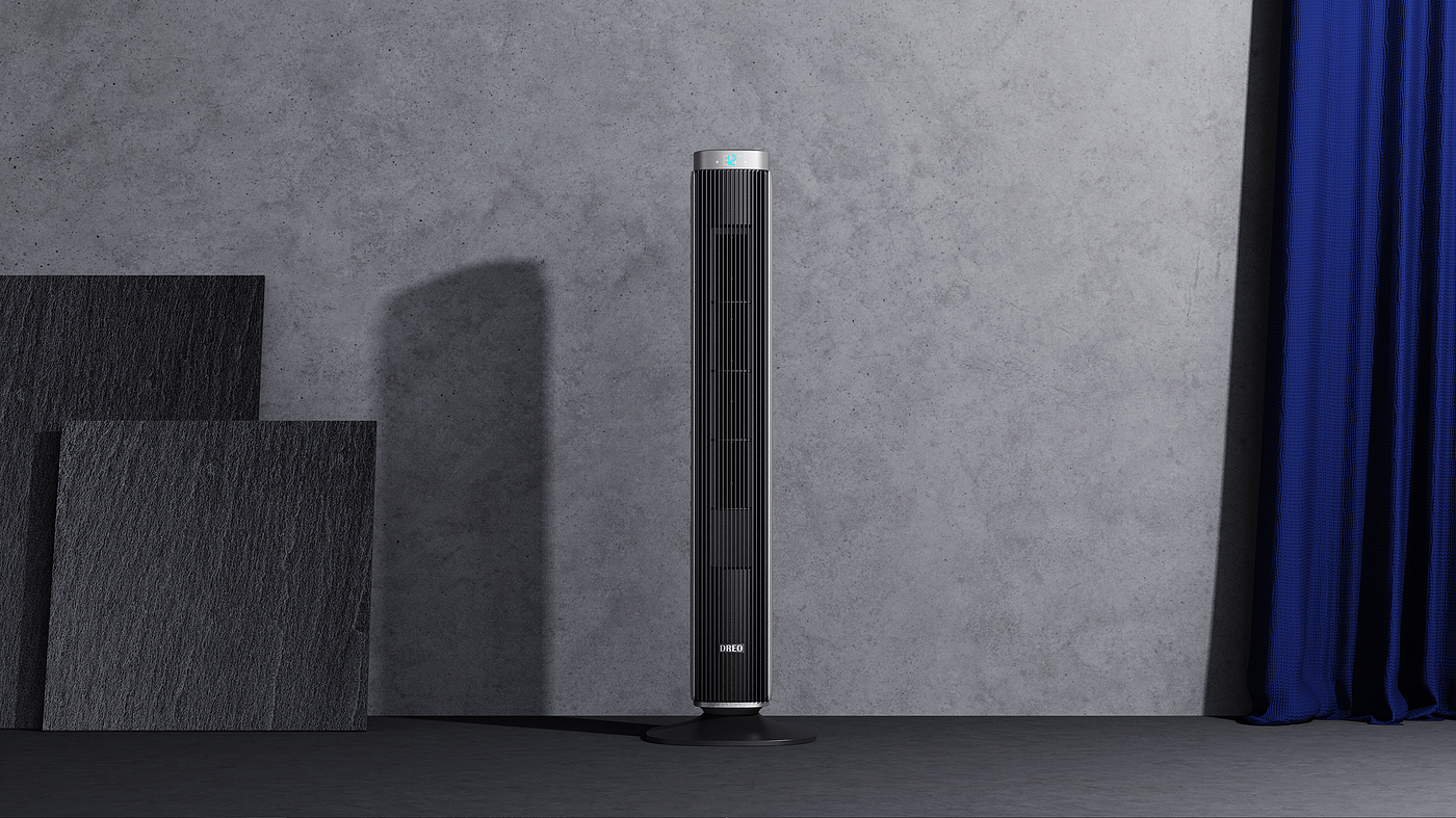 Product appearance design，Tower fan design，