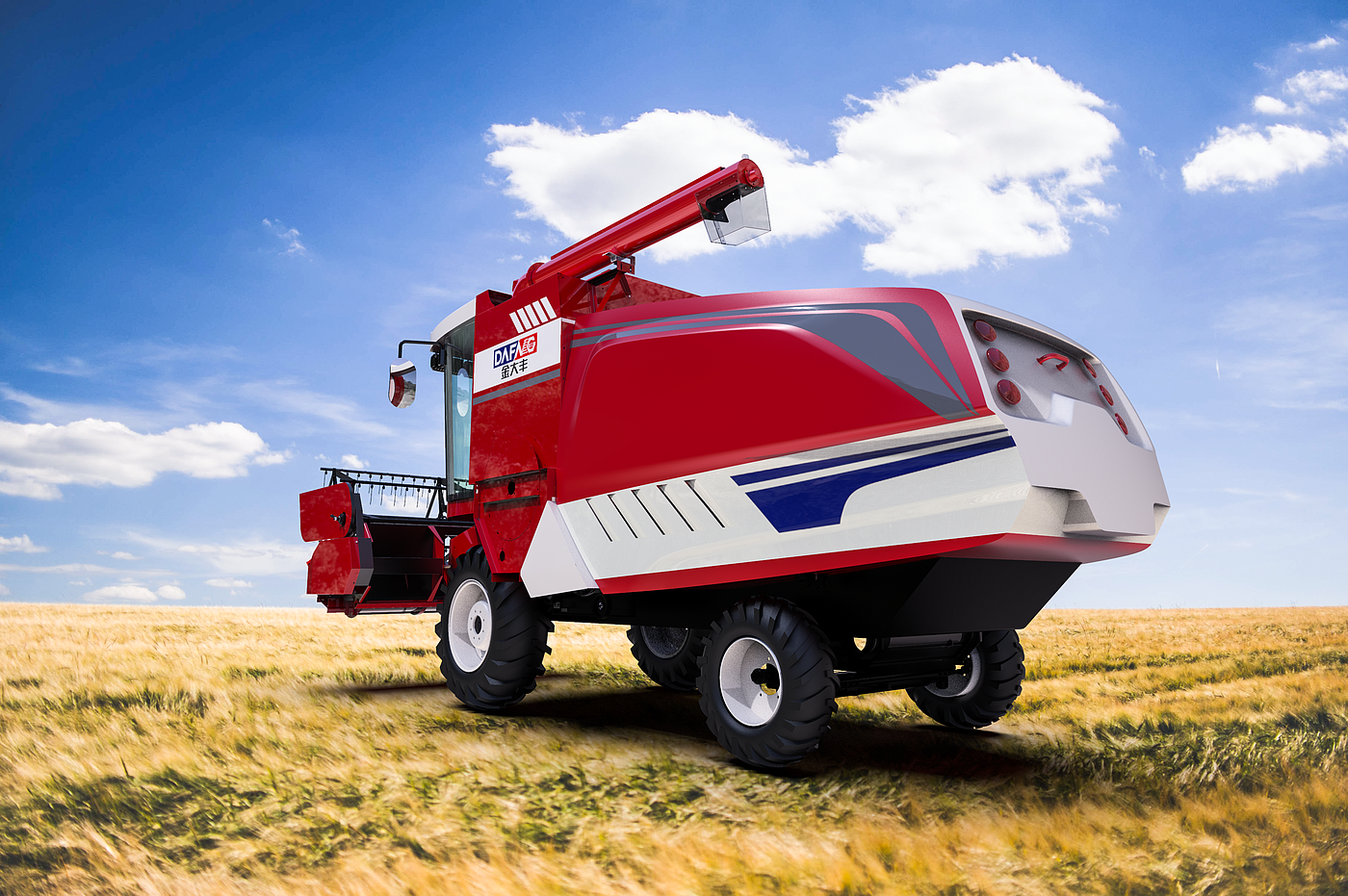 agricultural machinery，Appearance design，product design，industrial design，