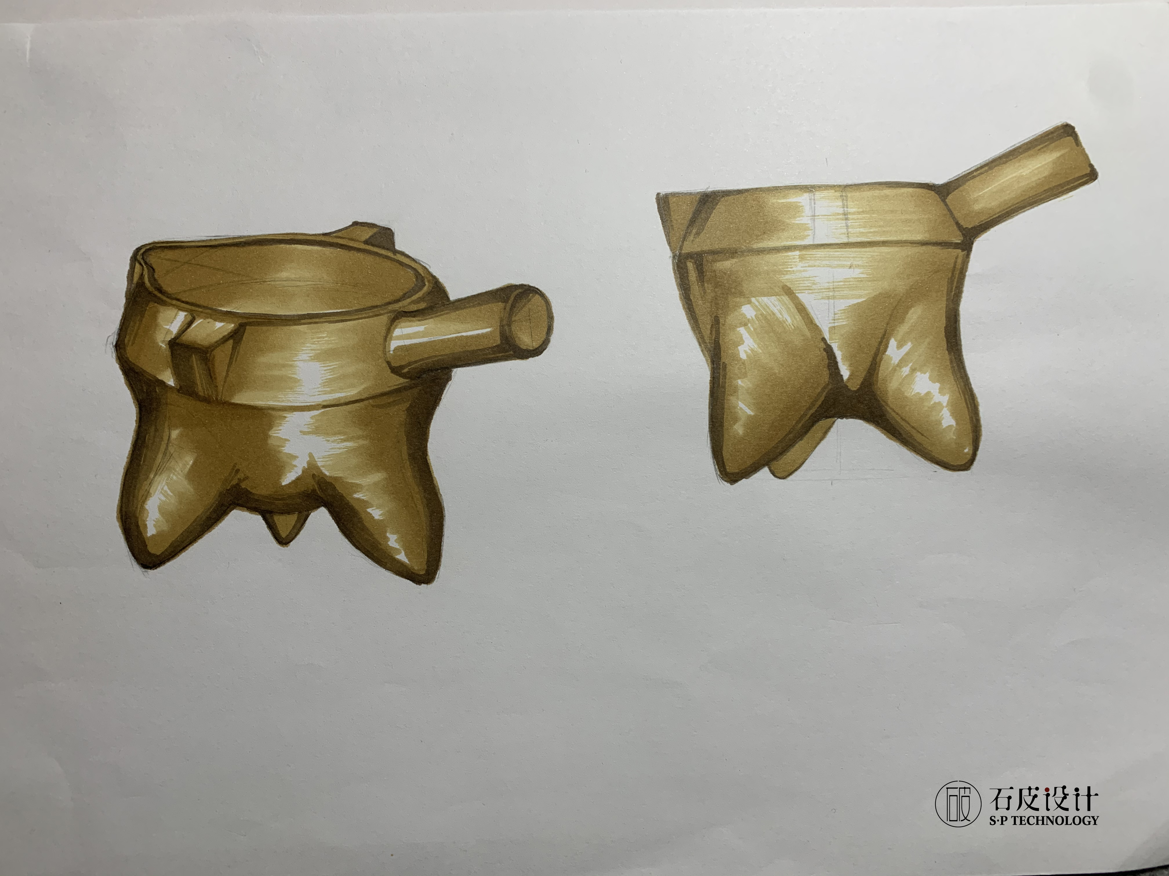 product design，Appearance design，conceptual design，Tea set design，