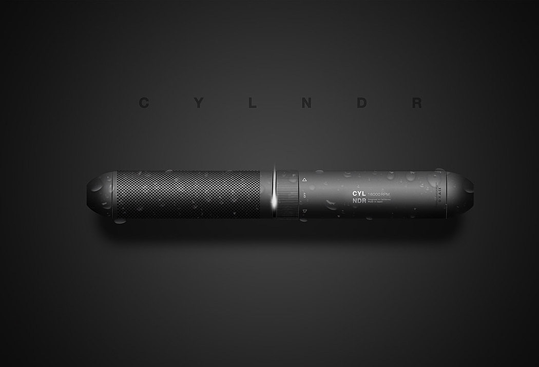 cylndr，概念设计，剃须刀，产品设计，
