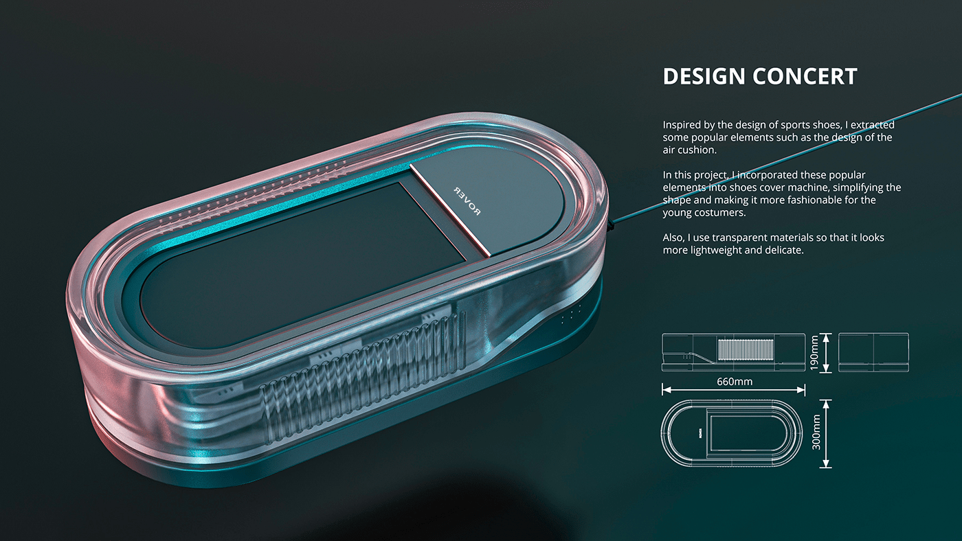 Shoe cover machine，rover，product design，originality，