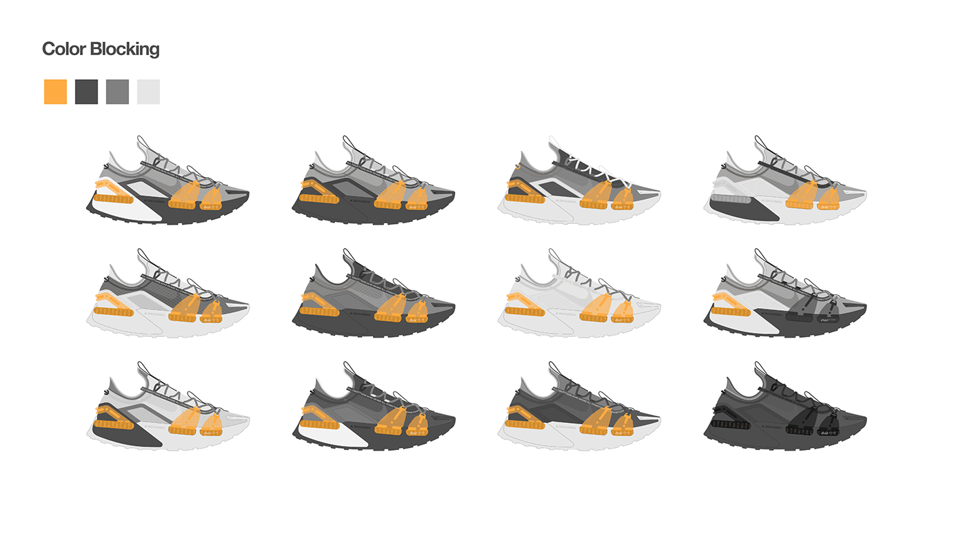 industrial design，product design，acg design，No shoelaces，Cross country running，