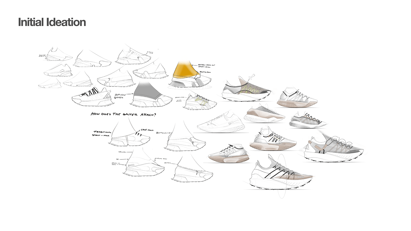 industrial design，product design，acg design，No shoelaces，Cross country running，