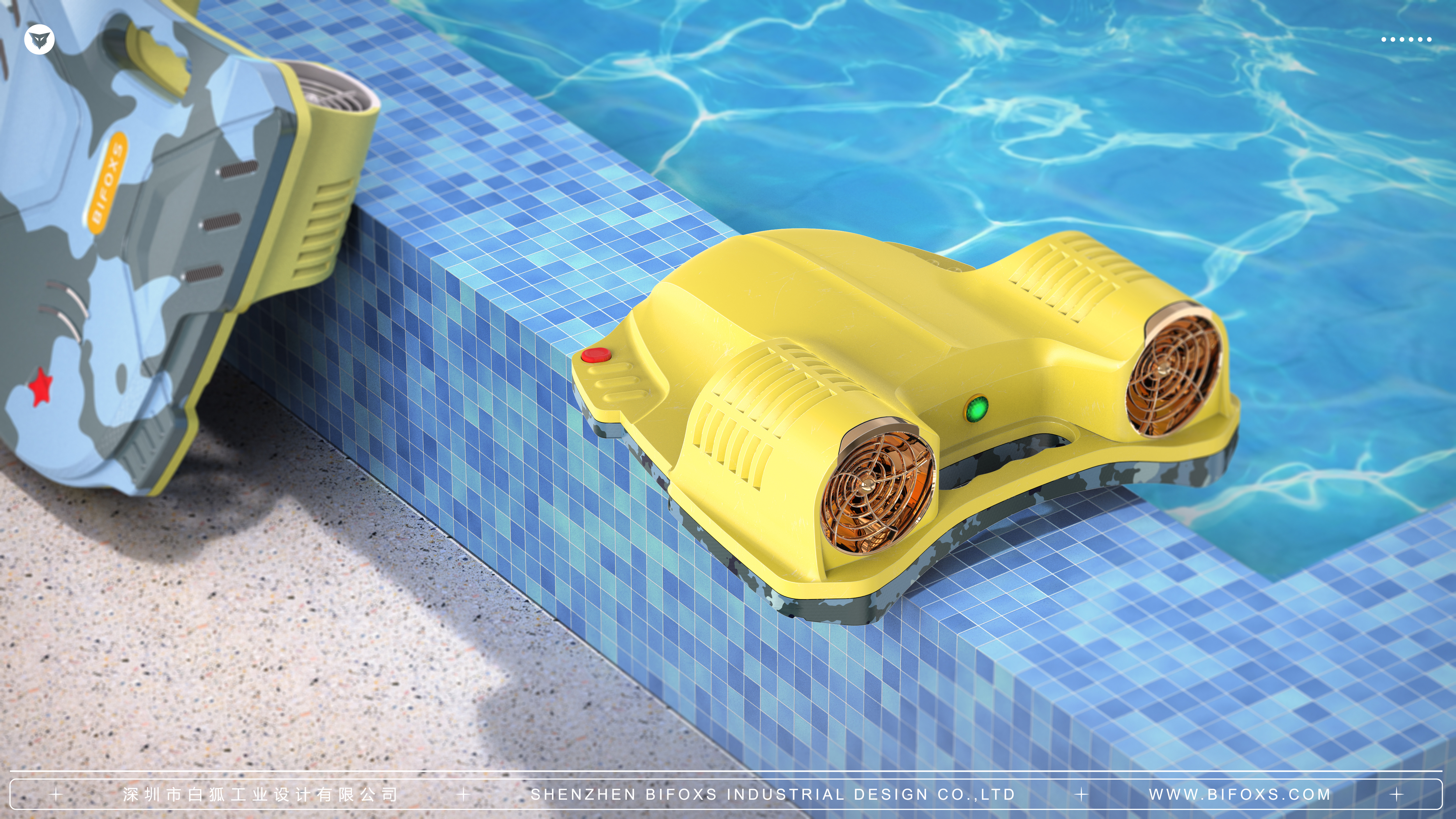 White fox design，Electric，Swimming，Surf board，Floating plate，Underwater assistance，