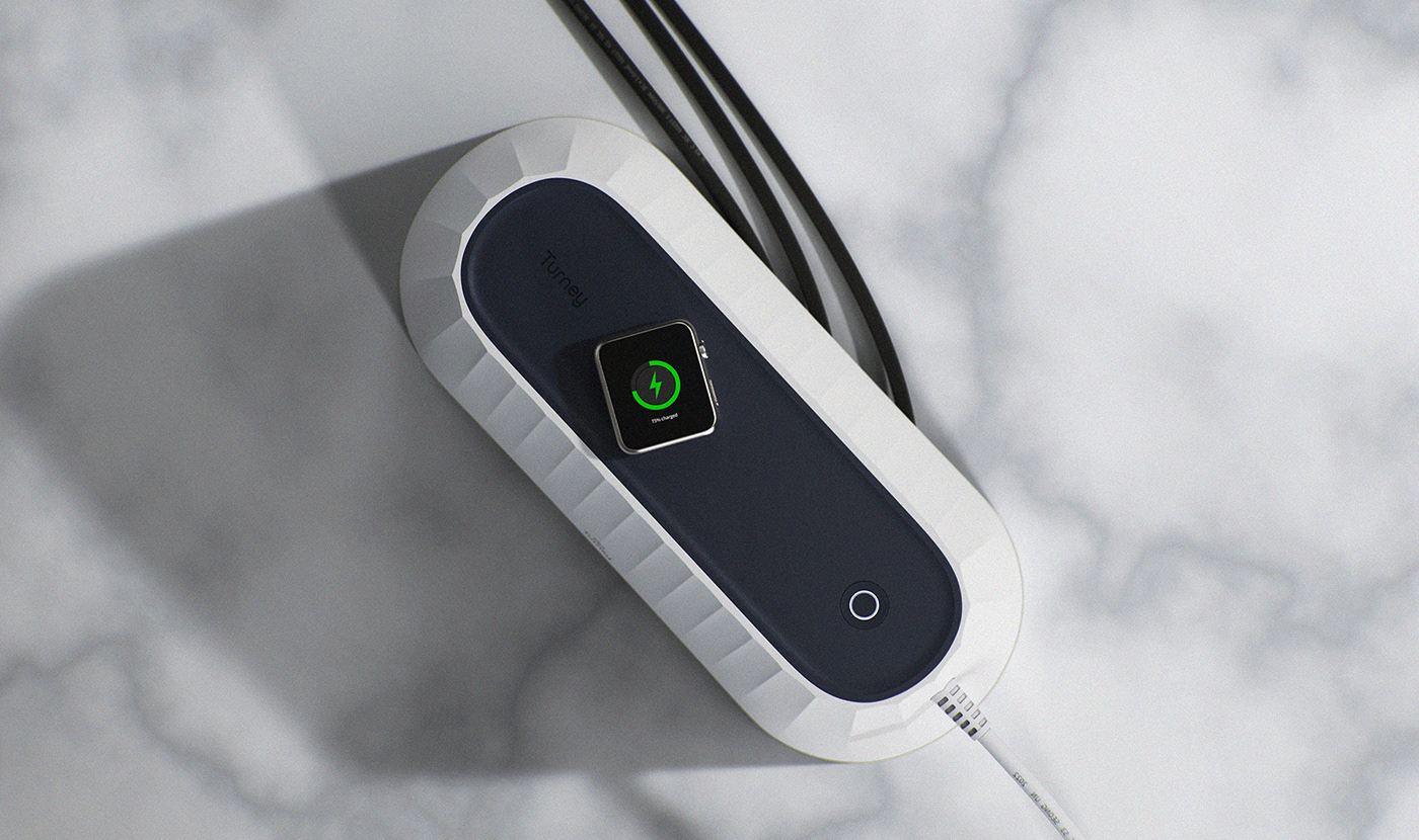 Power supply board，industrial design，product design，wireless charger ，