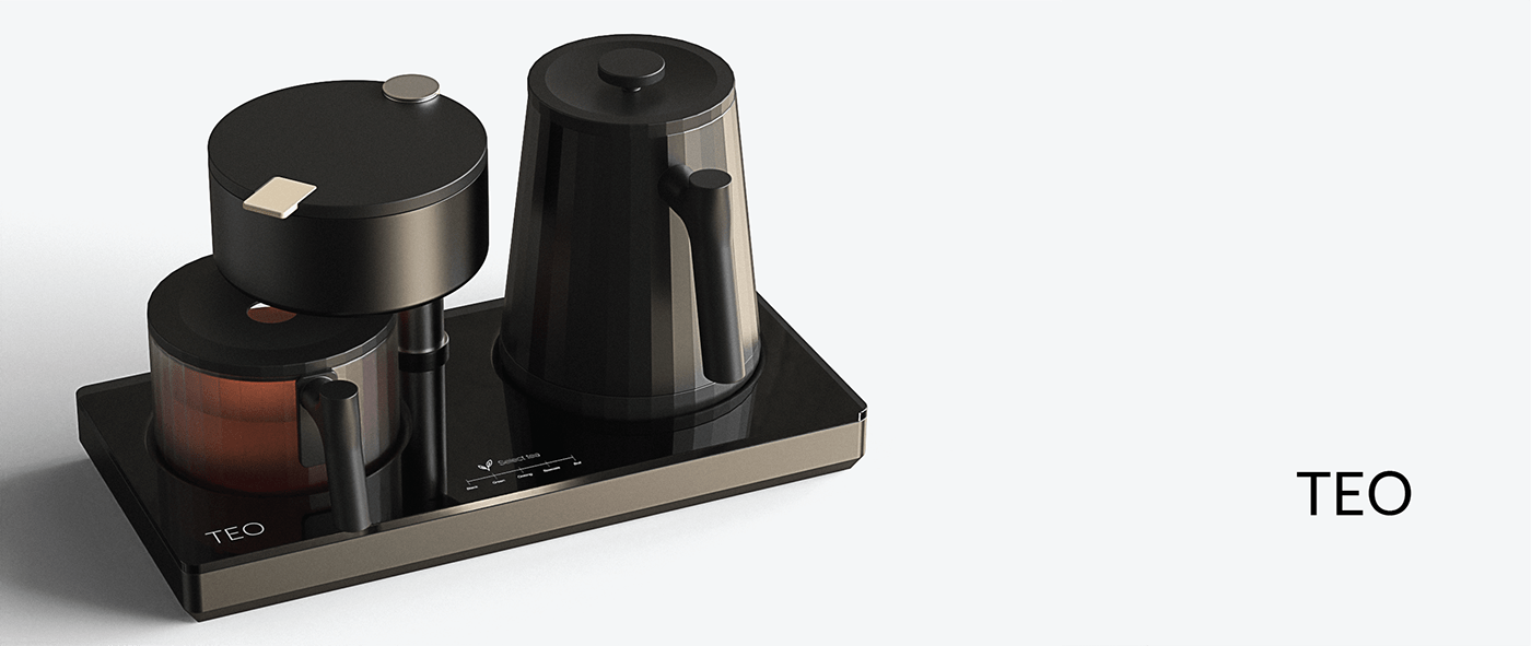 intelligence，tea set，conceptual design，app，