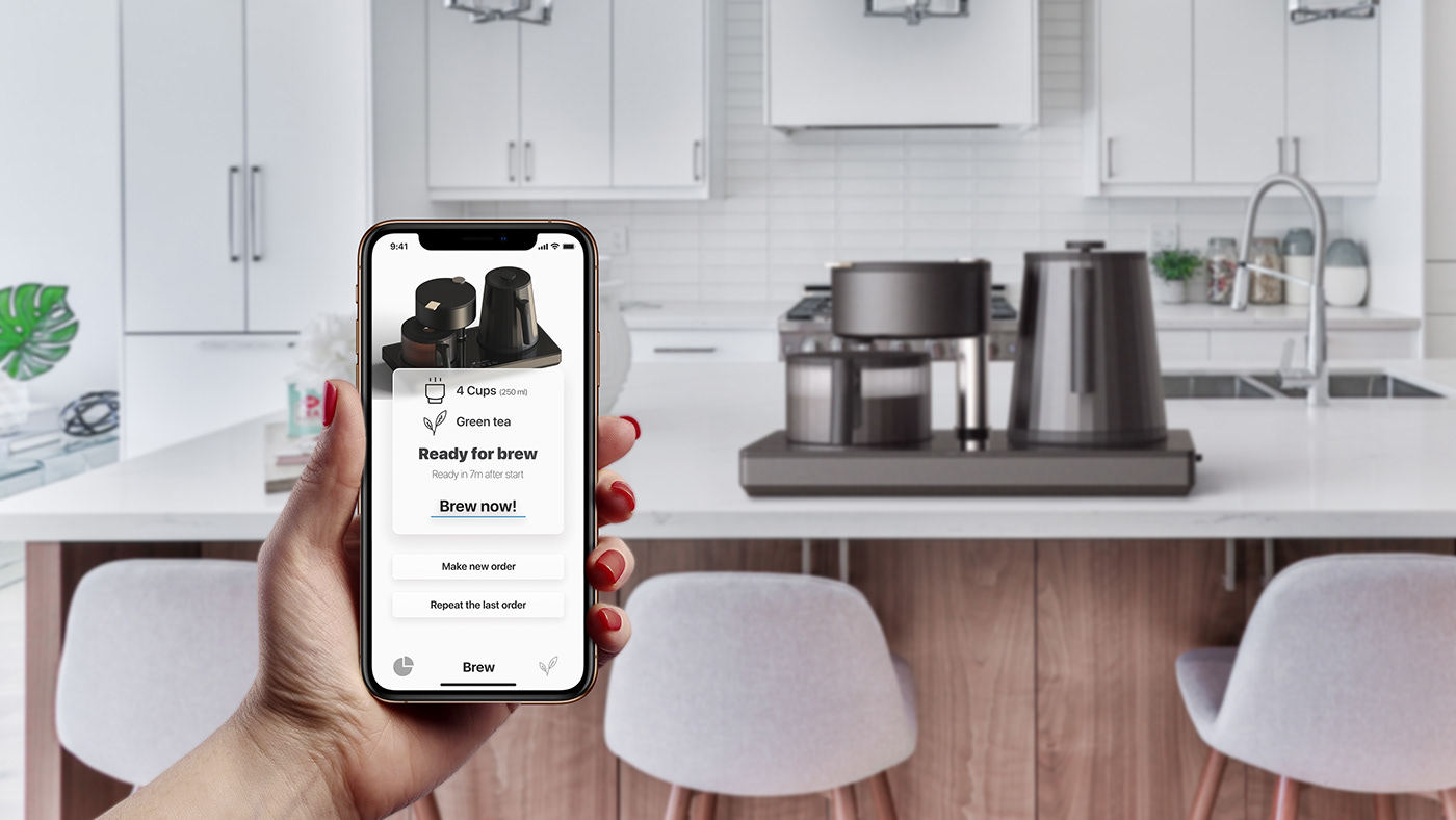 intelligence，tea set，conceptual design，app，