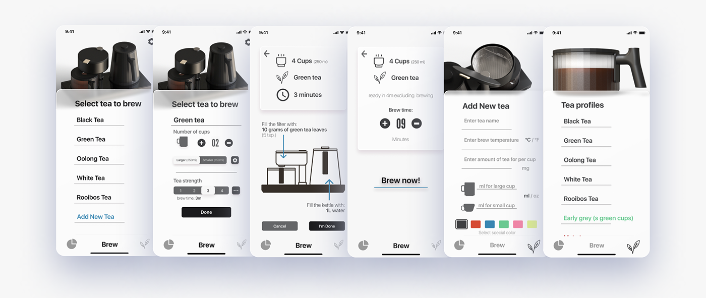 intelligence，tea set，conceptual design，app，