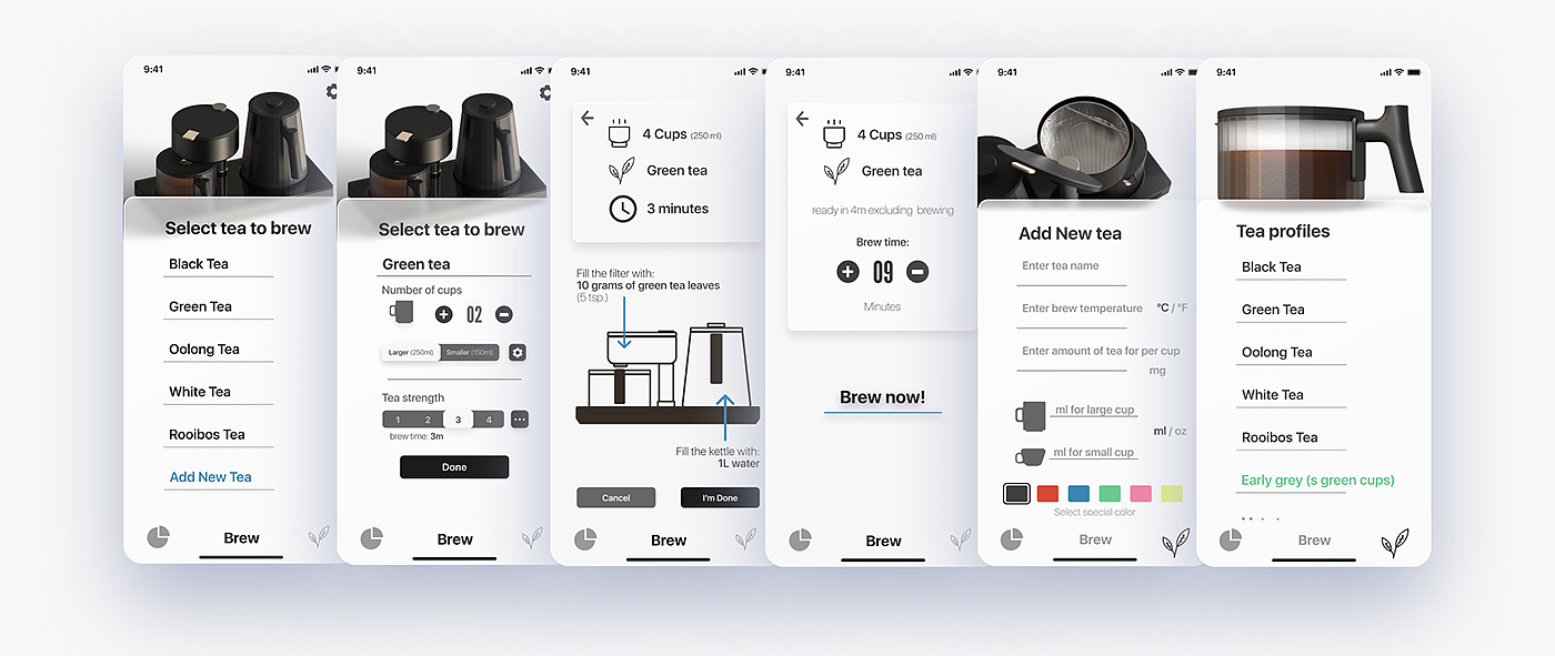 智能，茶具，概念设计，app，