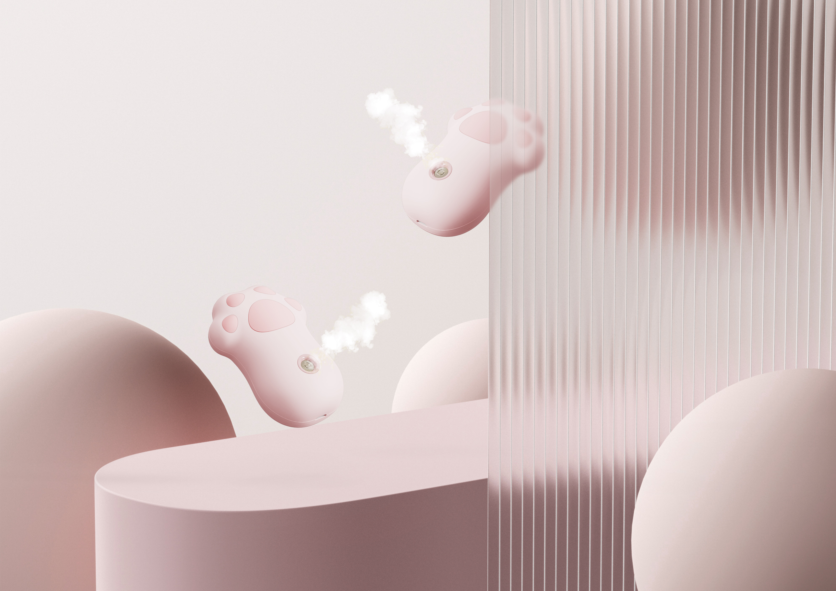 Cute pet, girl's heart, cute, comfortable to handle, nano hydrating instrument，