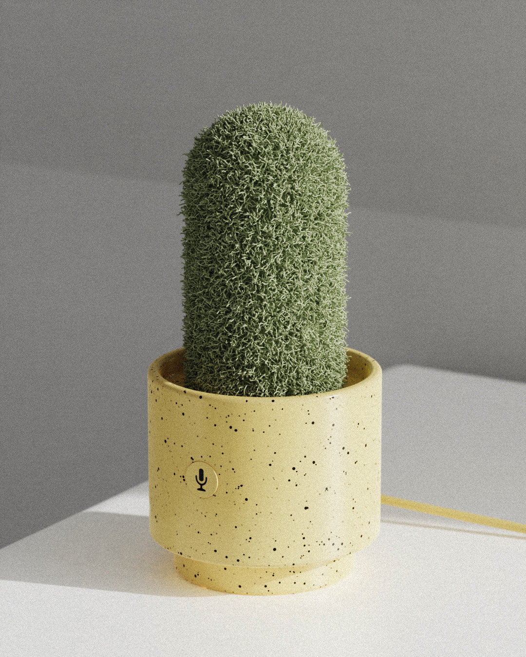 Desktop microphone，Plant Pot，Flowerpot，