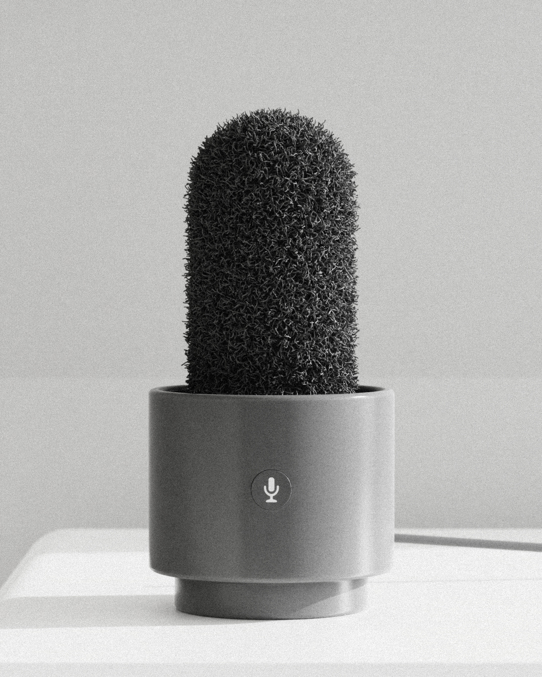 Desktop microphone，Plant Pot，Flowerpot，