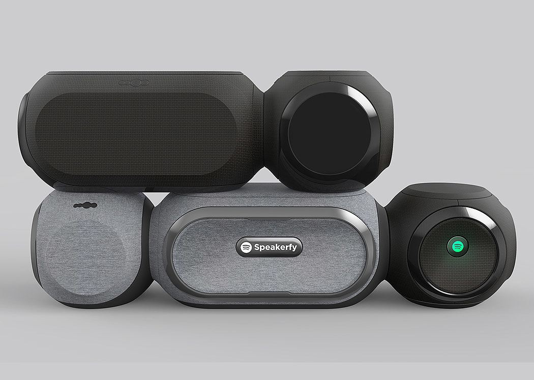 Modular speaker，Digital，product design，industrial design，