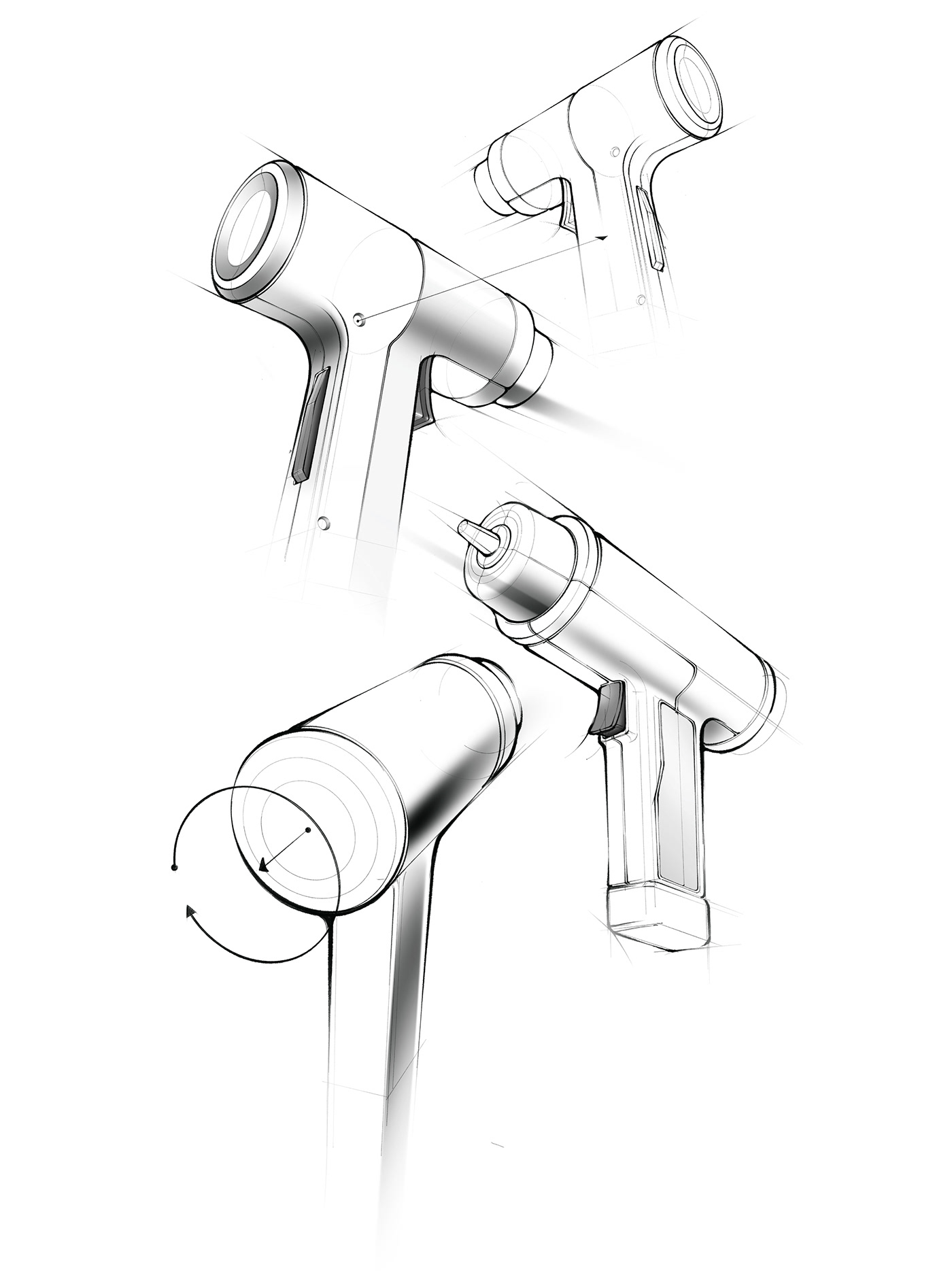 Adobe，bit，Drill，product design，Model，Render，tool，