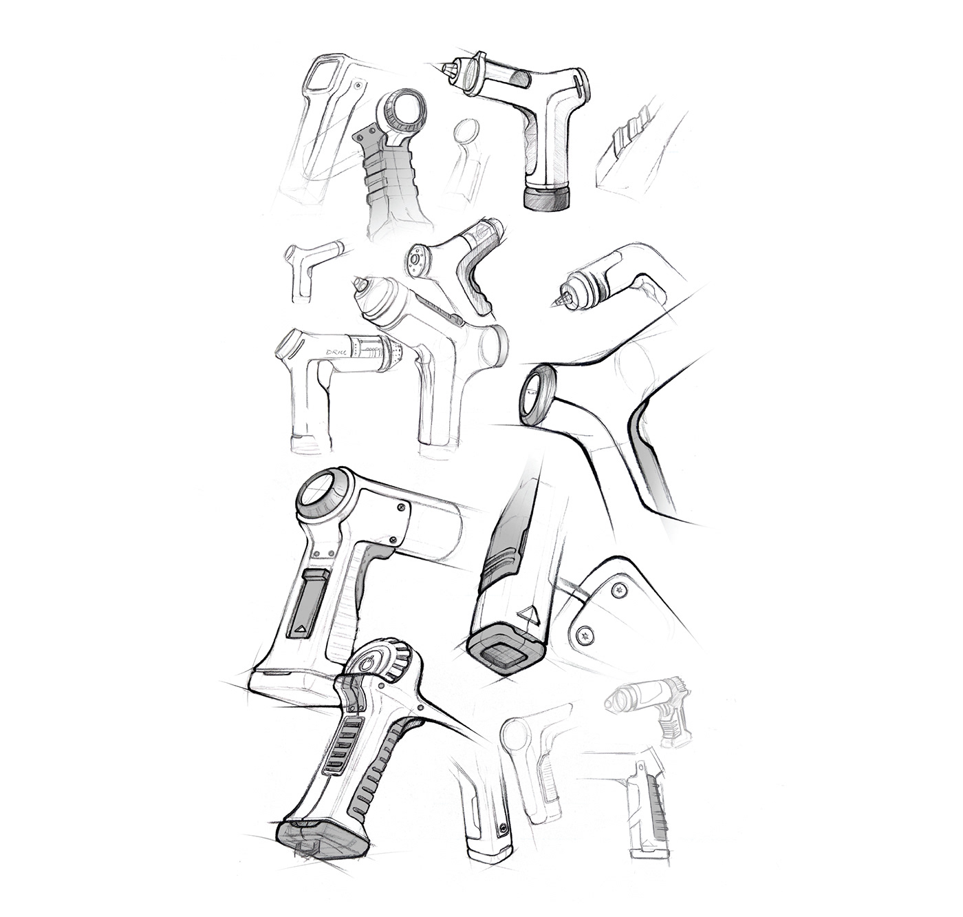 Adobe，bit，Drill，product design，Model，Render，tool，