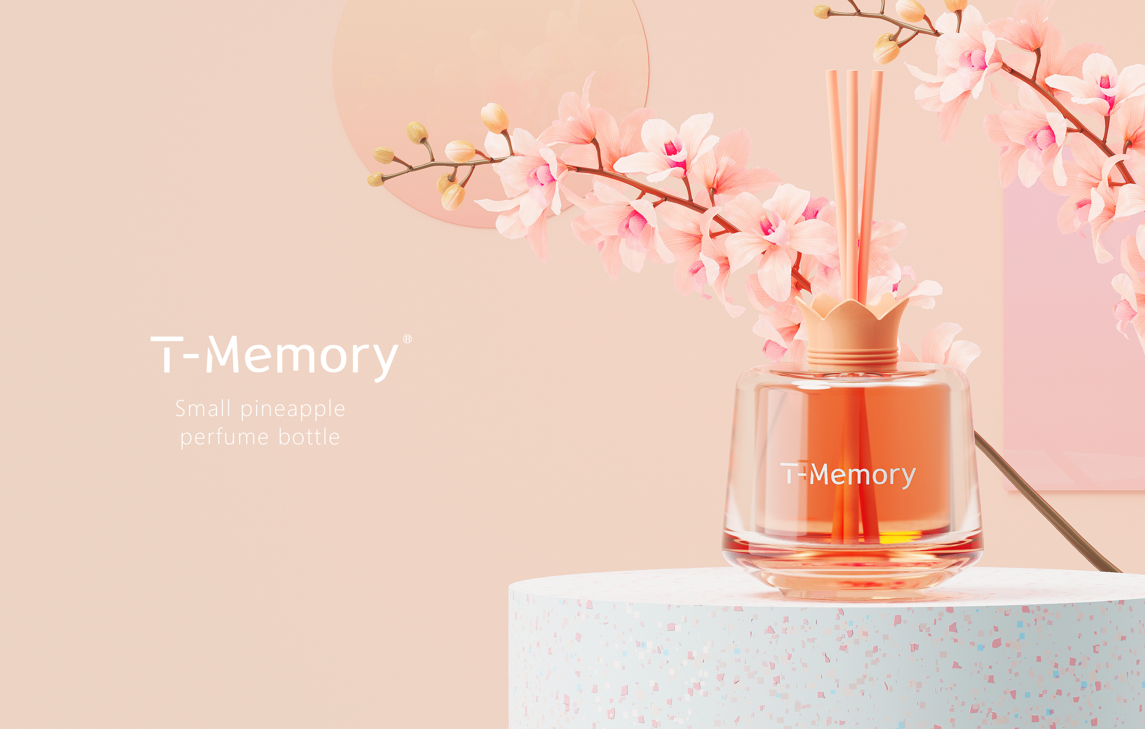 Aromatherapy bottle，Small pineapple，