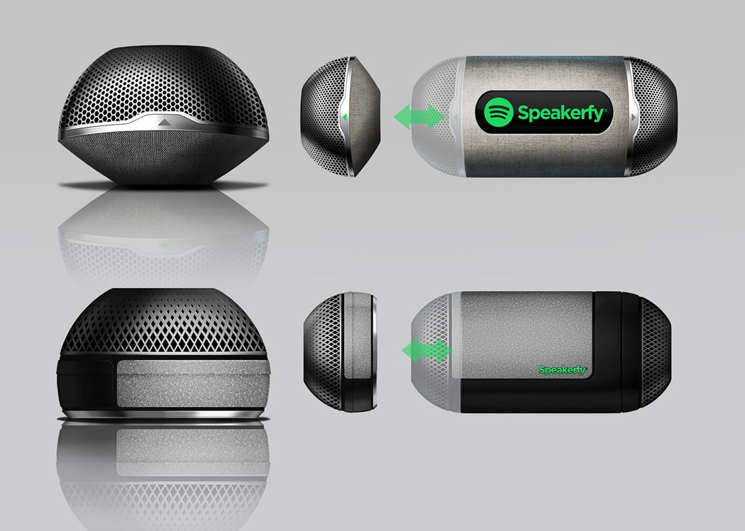 Modular speaker，Digital，product design，industrial design，