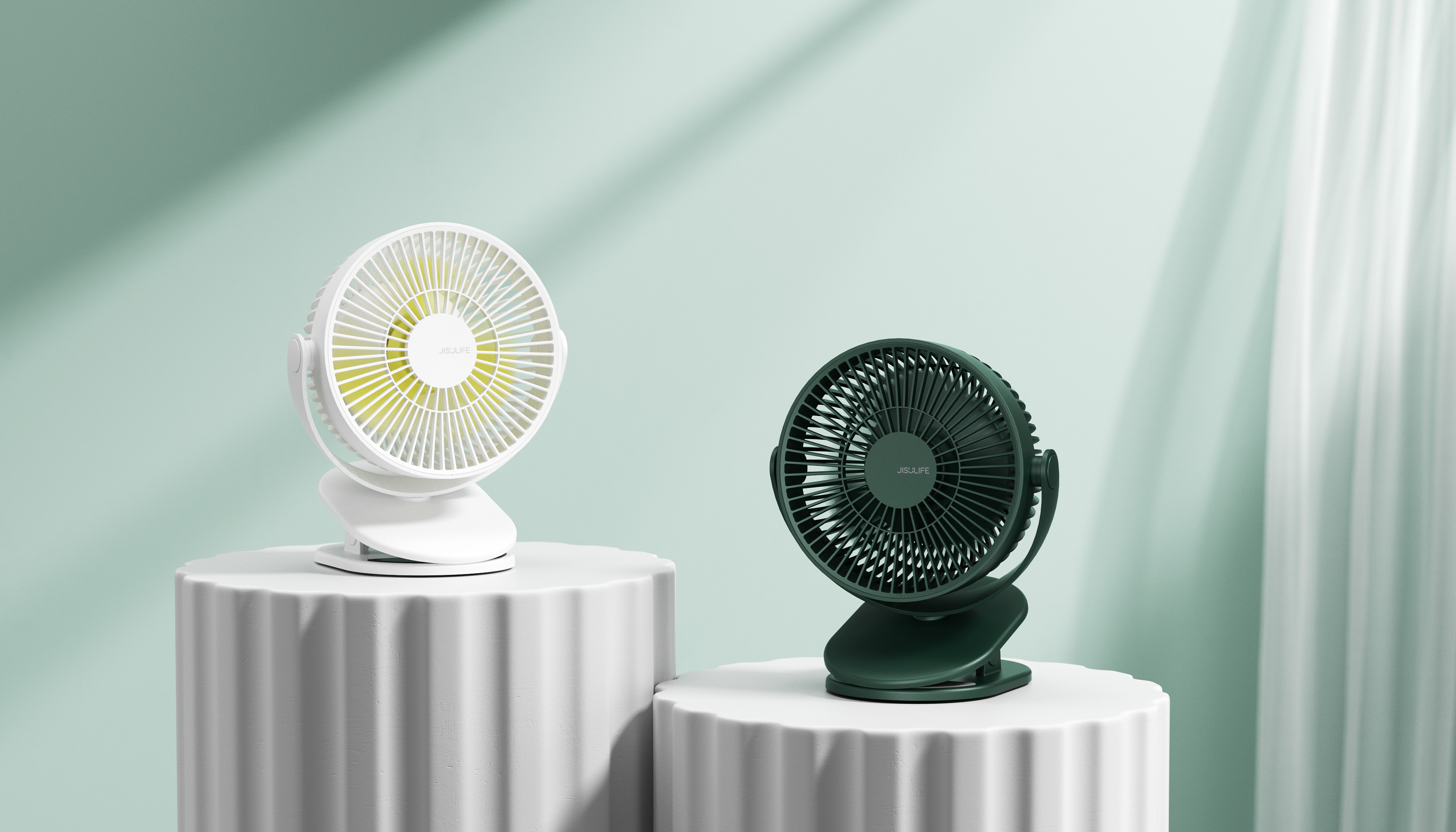 Product rendering，Small fan，Several elements，