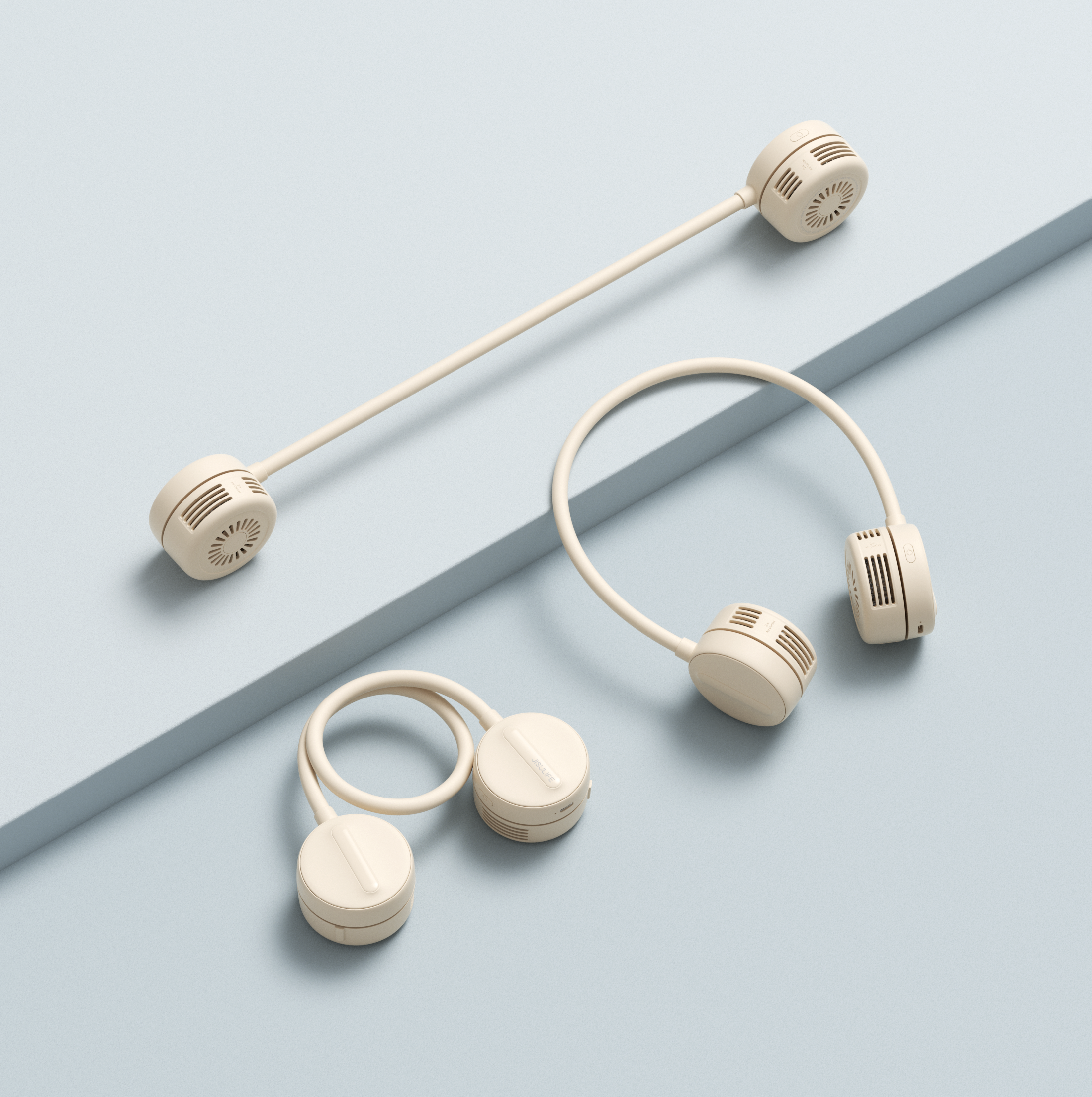 Product rendering，Small fan，Several elements，