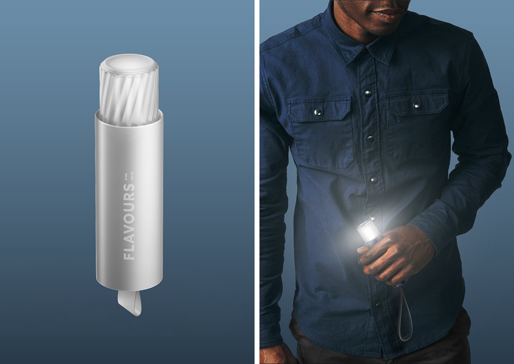 LUMI，Portable flashlight，outdoors，product design，