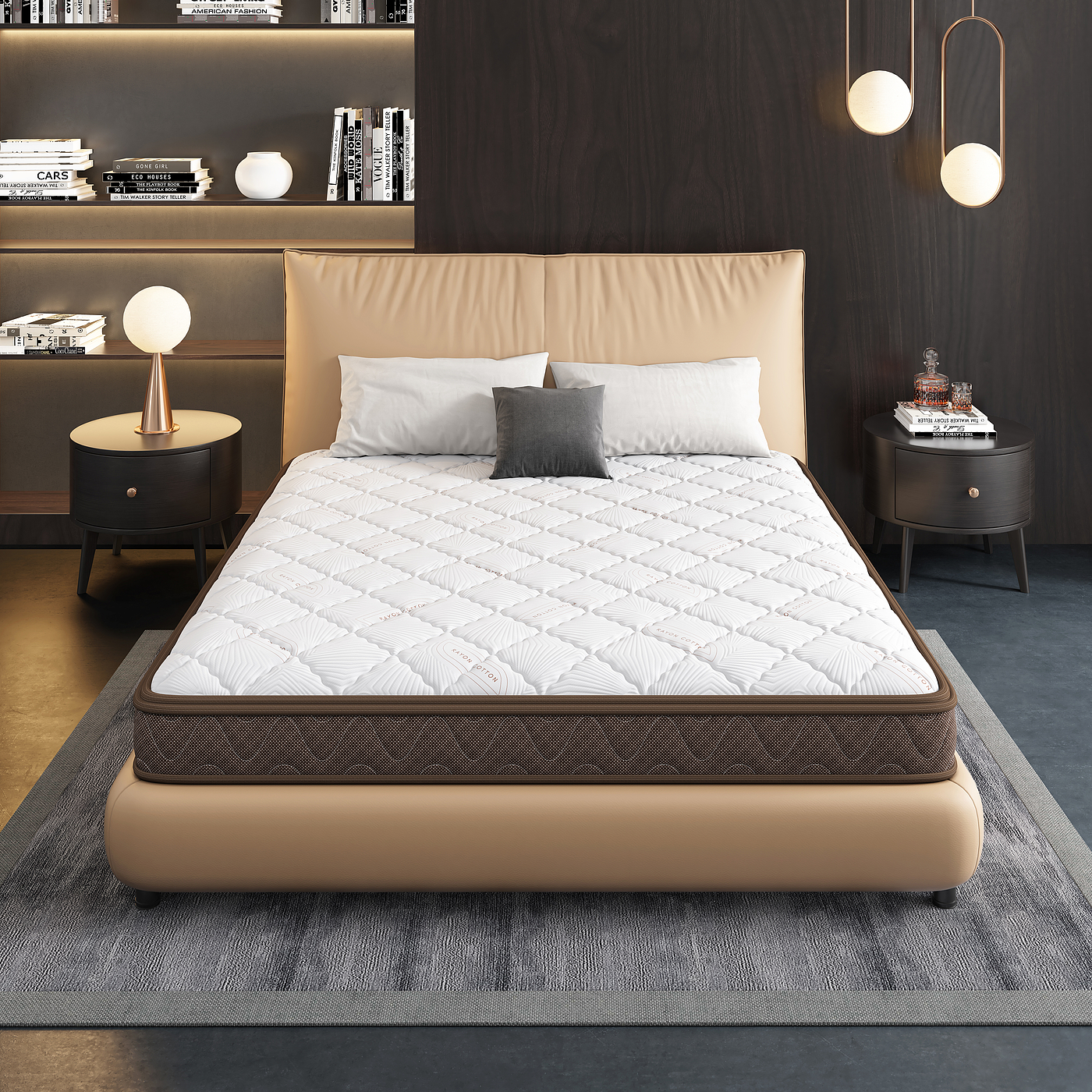 mattress，bedding article，Home textiles，furniture，product，originality，Design，Modeling and rendering animation tutorial，