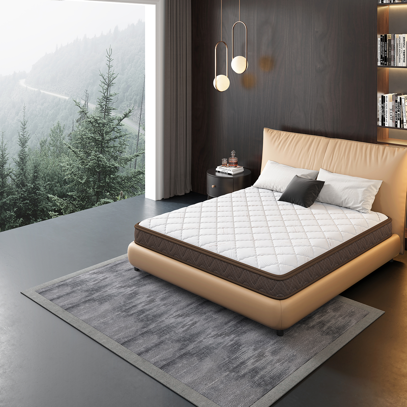 mattress，bedding article，Home textiles，furniture，product，originality，Design，Modeling and rendering animation tutorial，