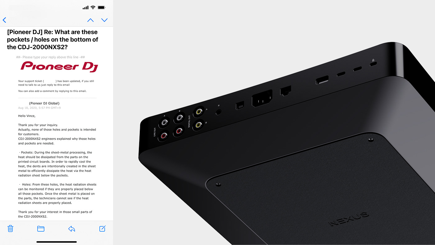 Multimedia player，electronic product，dj，music，Render，Model，