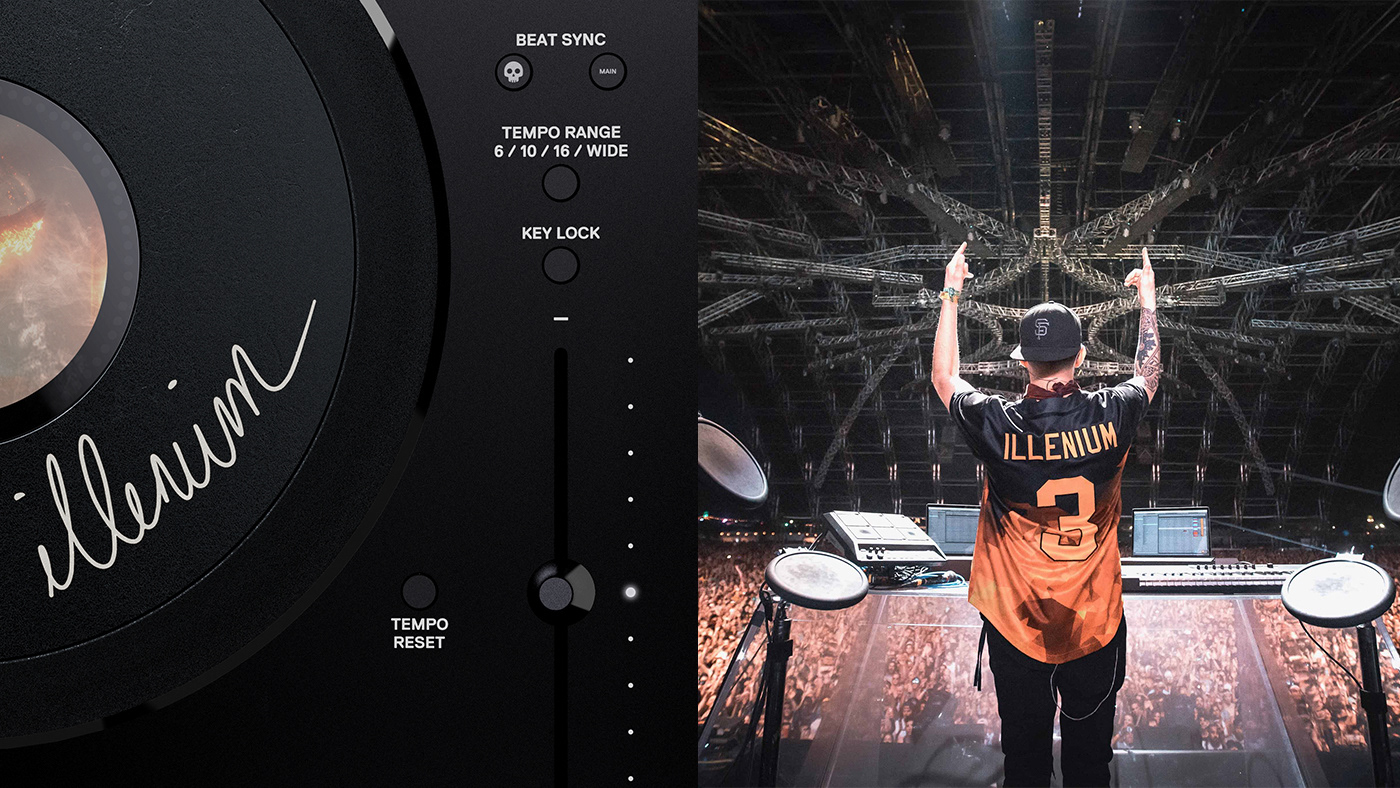 Multimedia player，electronic product，dj，music，Render，Model，