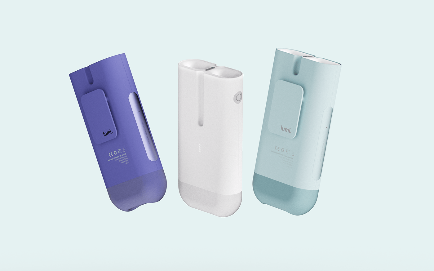 Portable，Air purification，product design，Pure and sterile，LUMI，