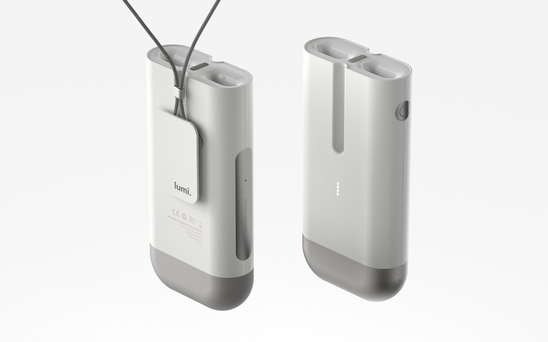 Portable，Air purification，product design，Pure and sterile，LUMI，