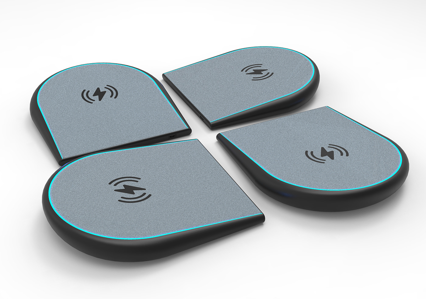 Charger，wireless charger ，modern，product design，industrial design，