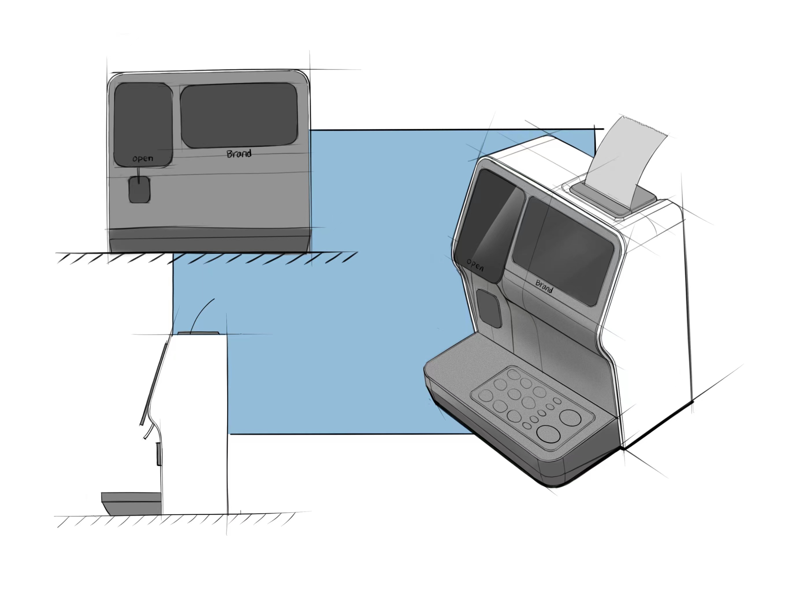 Hand drawn，Medical products，