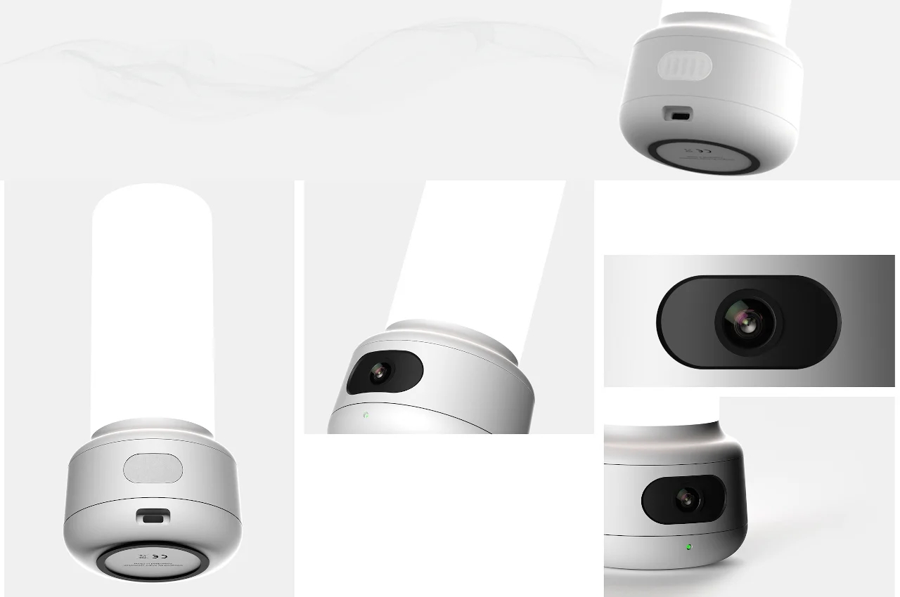 ILMA，product design，Portable，lamp，multi-function，Smoke alarm，