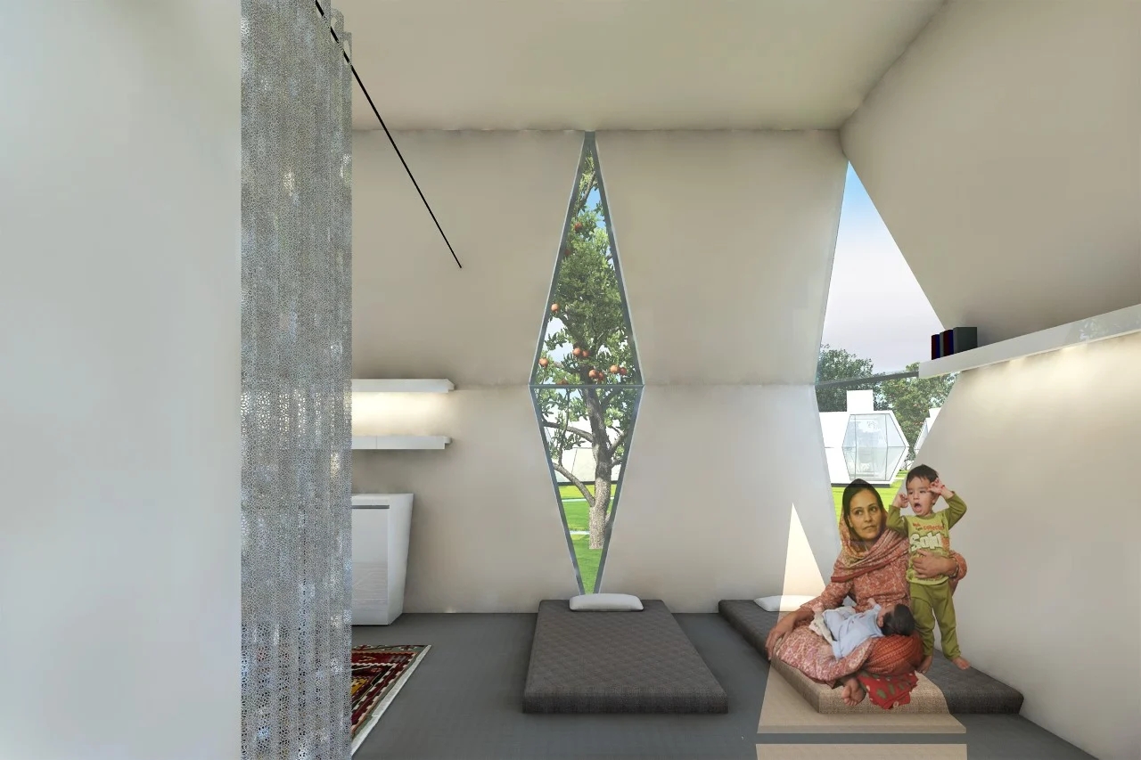 Origami，Prefabricated Pod，Folding design，immediate，Shelter，