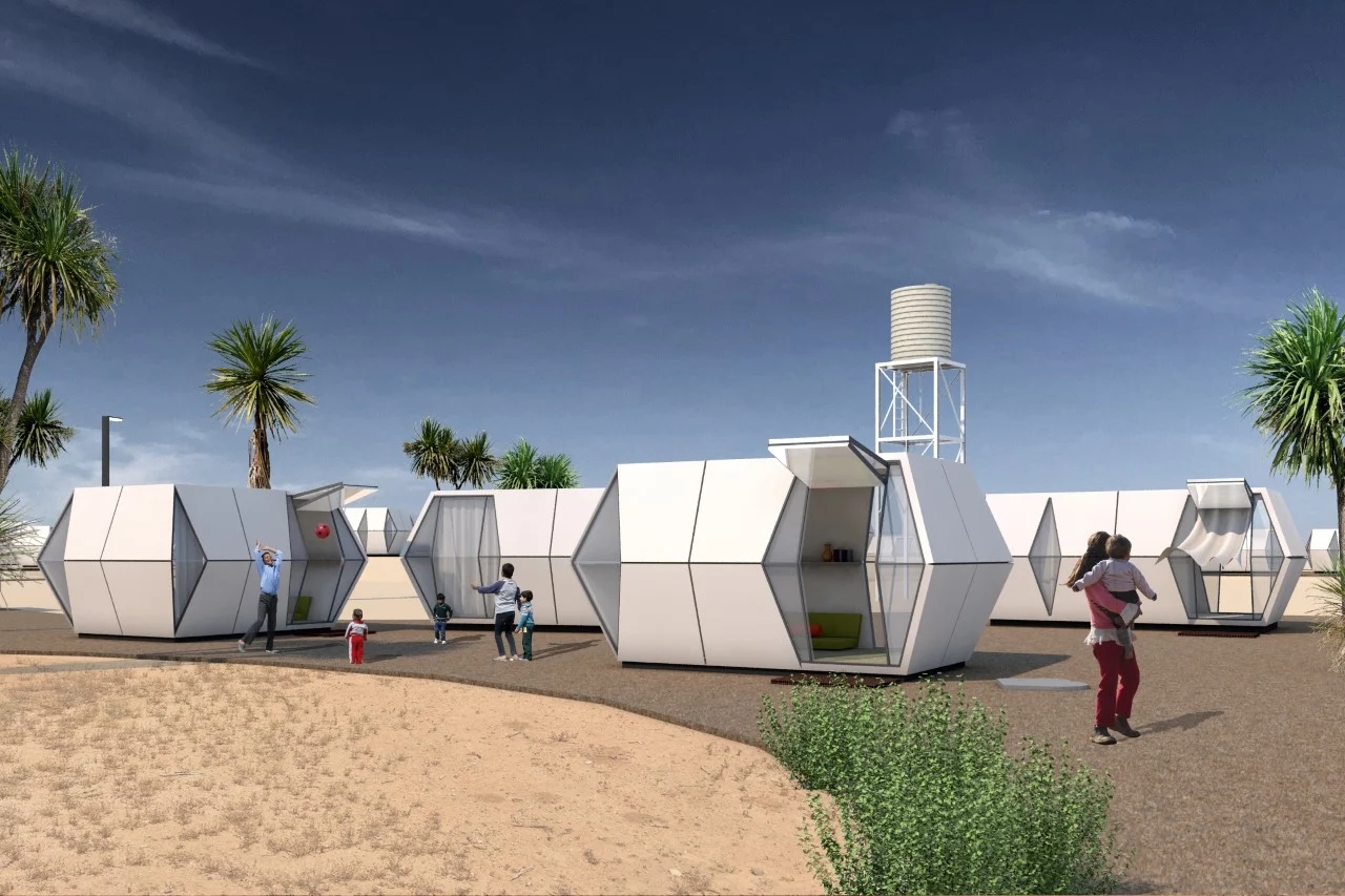 Origami，Prefabricated Pod，Folding design，immediate，Shelter，