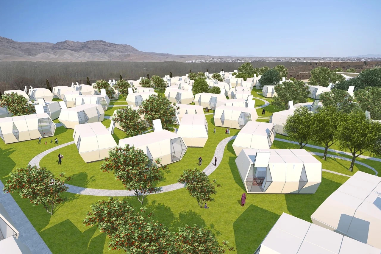 Origami，Prefabricated Pod，Folding design，immediate，Shelter，