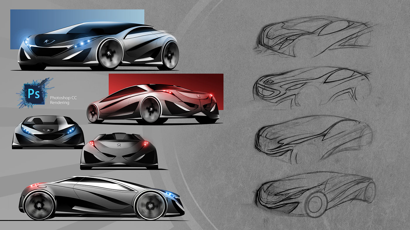 raven，vehicle，Sports car，conceptual design，