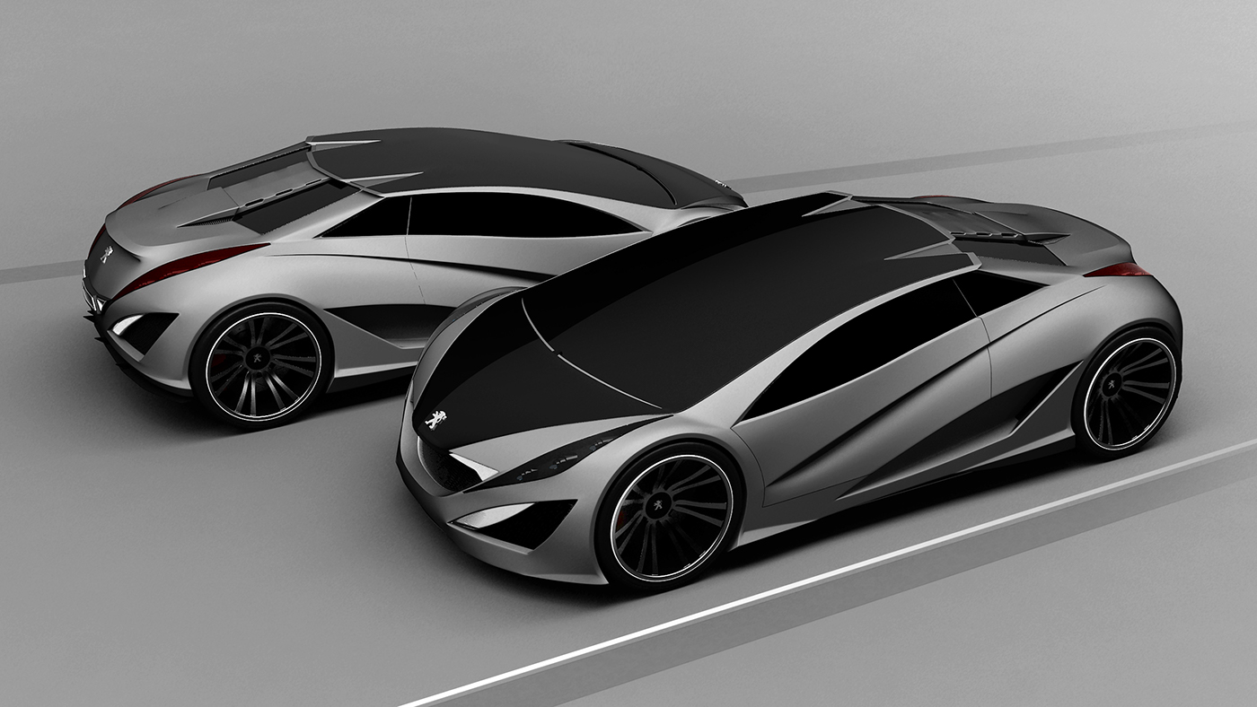 raven，vehicle，Sports car，conceptual design，