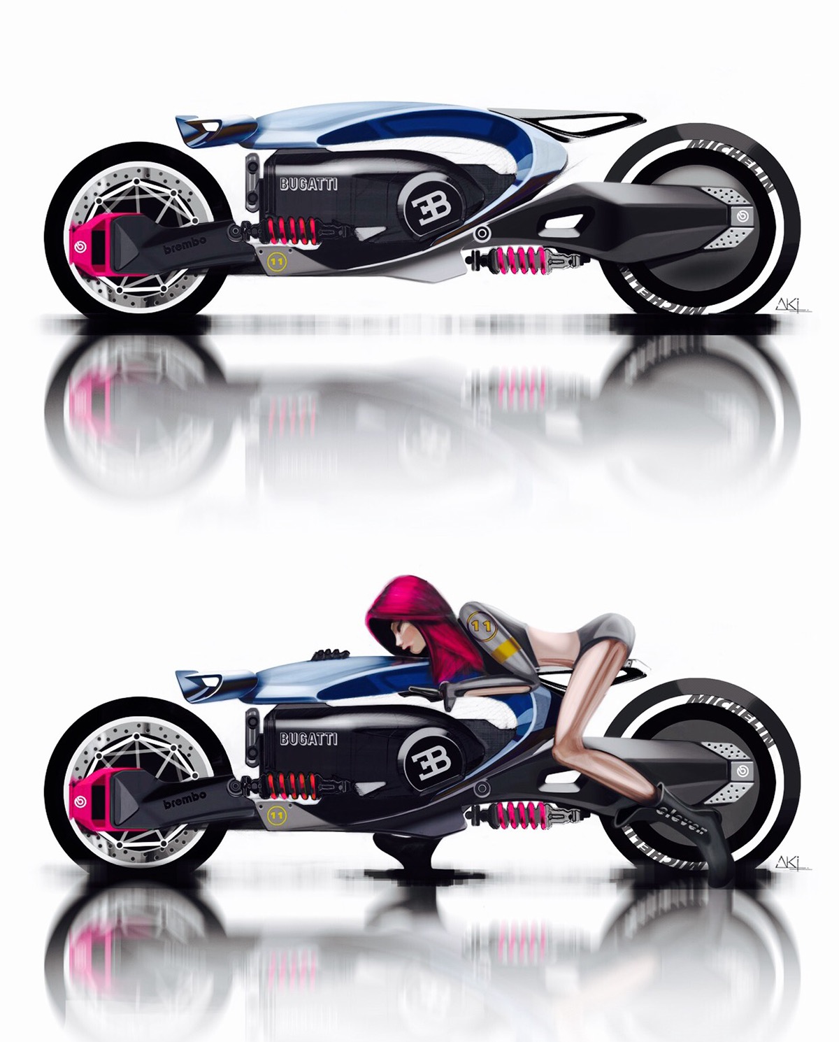 vehicle，Sketch design，motorcycle，product design，