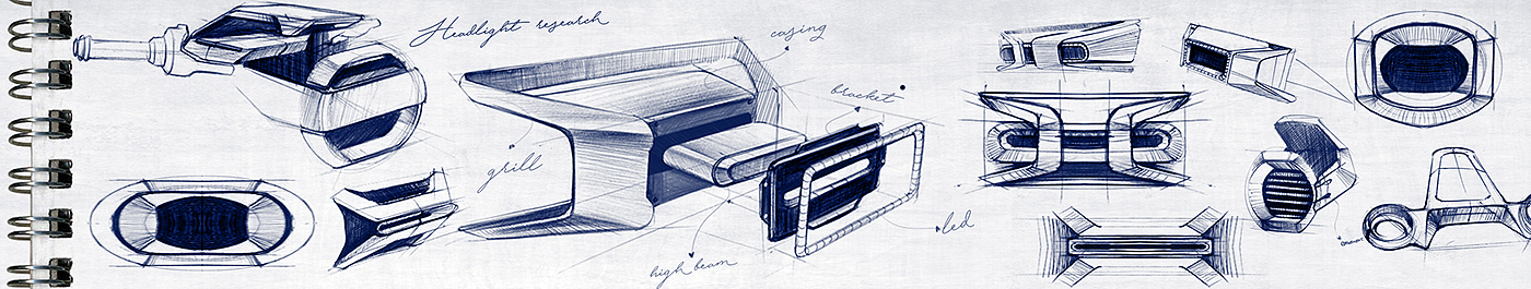 vehicle，Sketch design，motorcycle，product design，