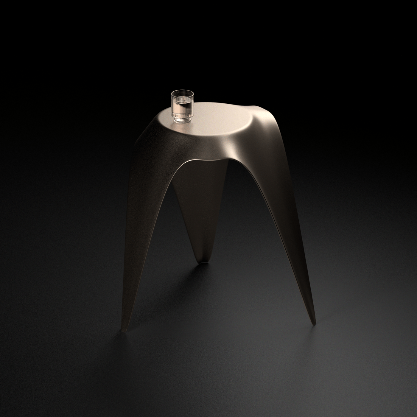 furniture，indoor，Metal，product design，Side table，